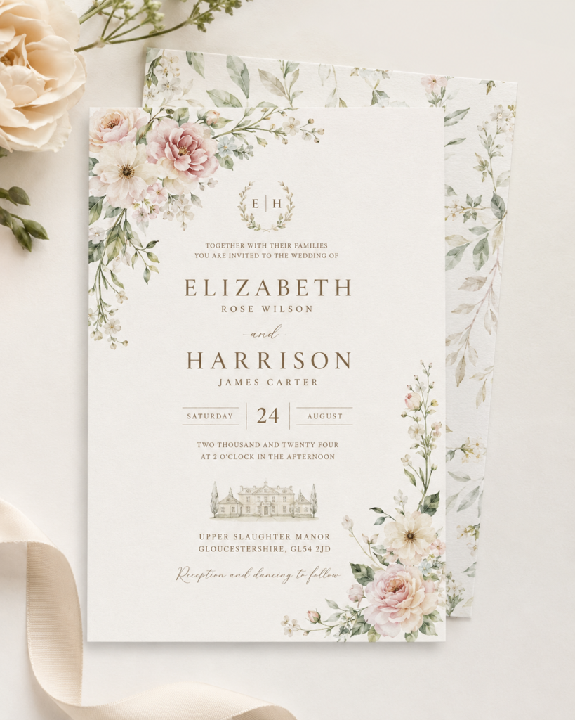 Custom Wedding invitation 1