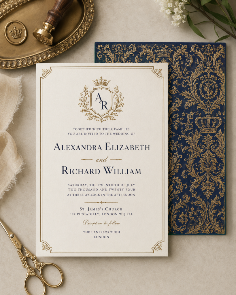 Custom Wedding invitation 4