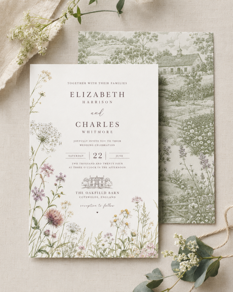 Custom Wedding invitation 7
