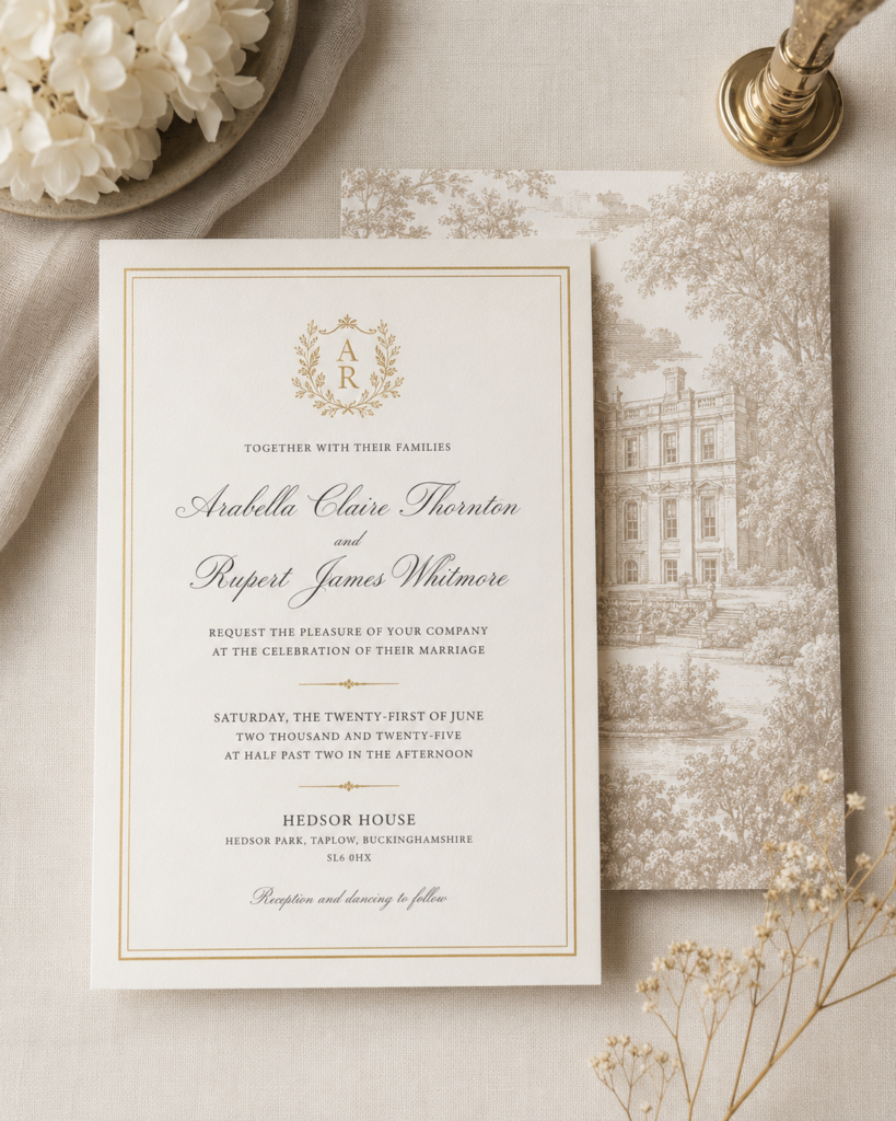 Custom Wedding invitation 9