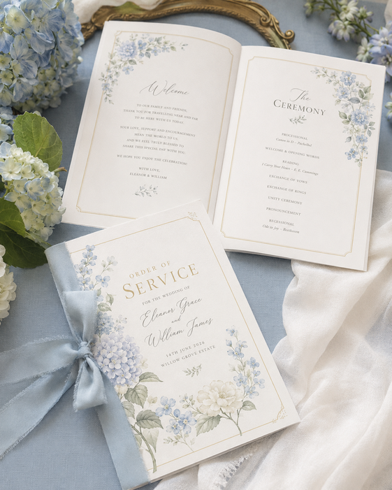 Order Of Service Booklets 10