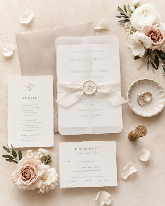 Vellum Wedding Invitations 2