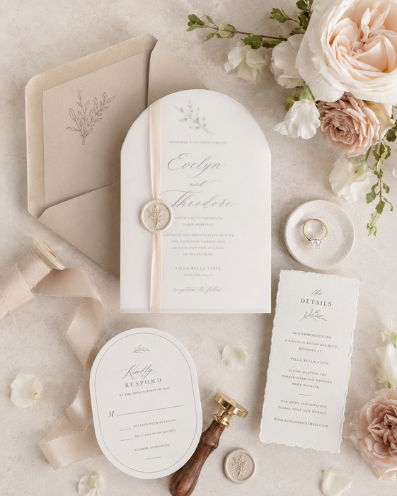 Vellum Wedding Invitations 3