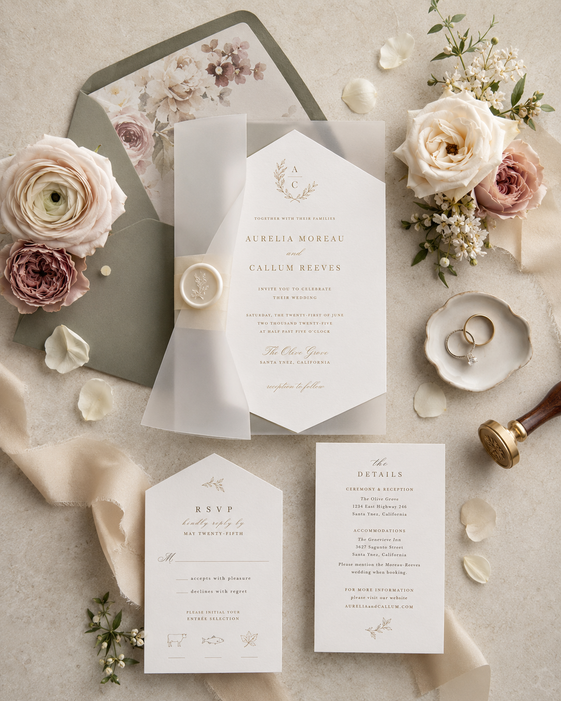 Vellum Wedding Invitations 9