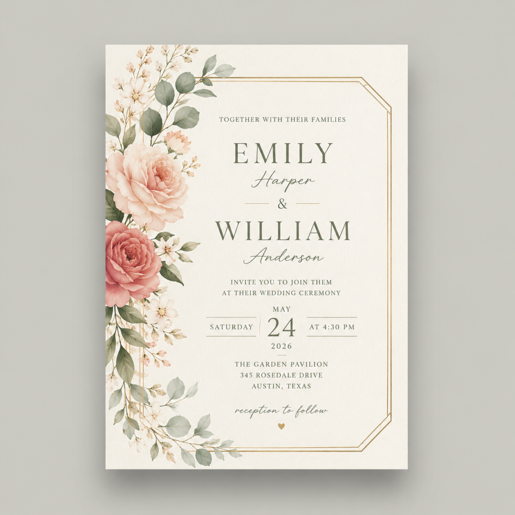 Wedding Ceremony Cards 1