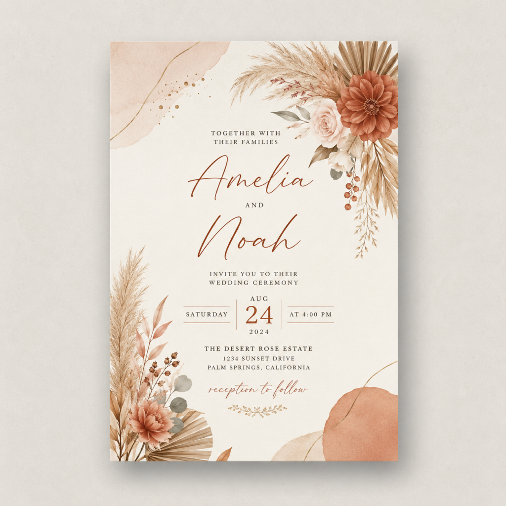 Wedding Ceremony Cards 4