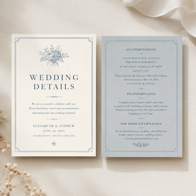 Wedding Information Cards 2