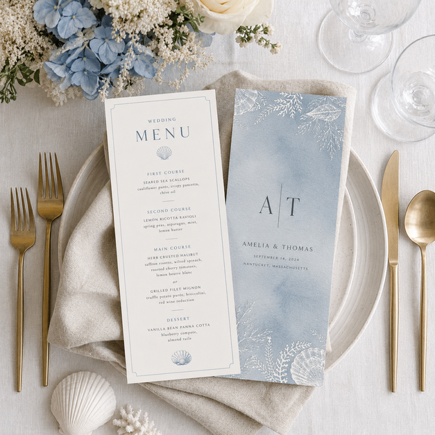 Wedding Menu Cards 9