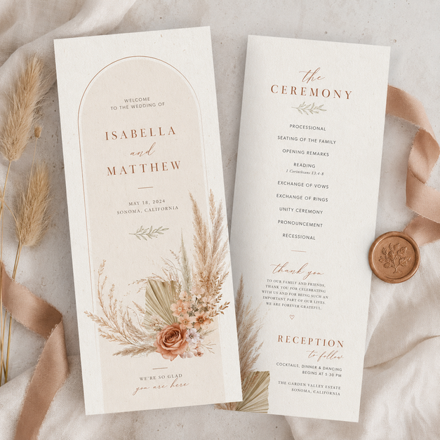 Wedding Programs 3