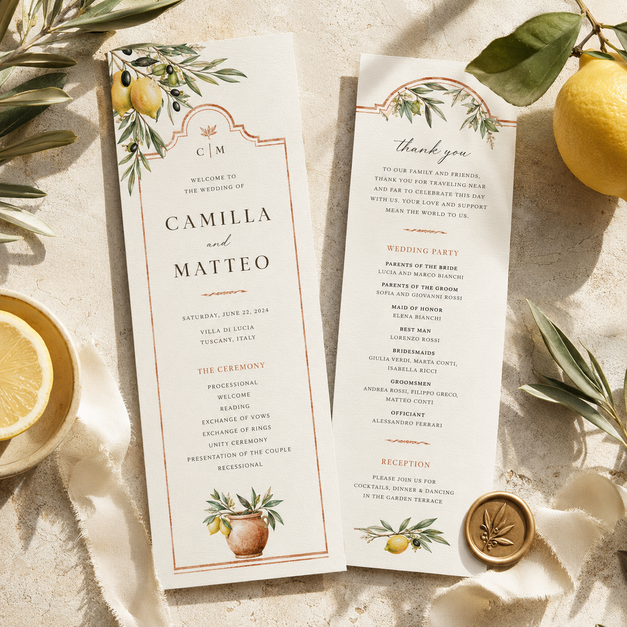 Wedding Programs 5