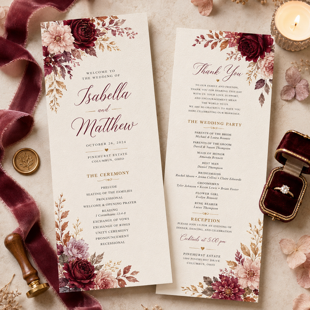 Wedding Programs 7