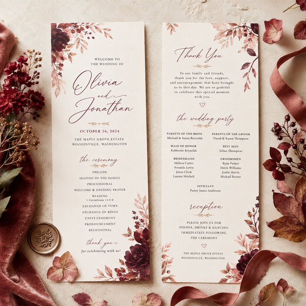 Wedding Programs 8