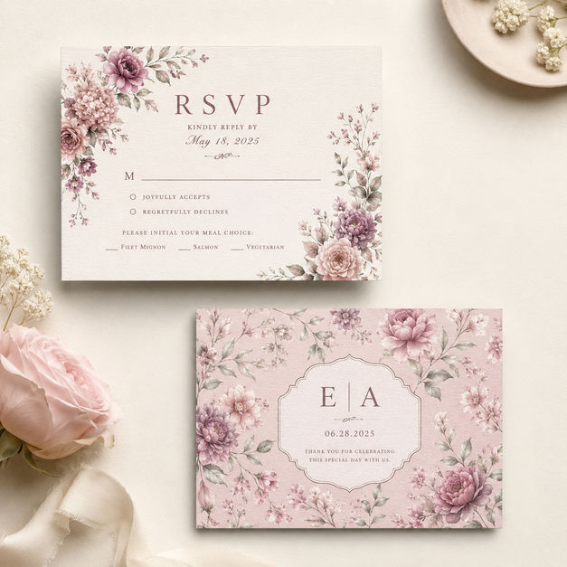 Wedding RSVP Cards 3