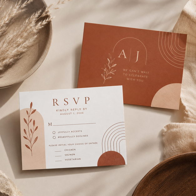 Wedding RSVP Cards 4