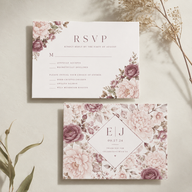 Wedding RSVP Cards 7