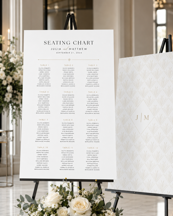 Wedding Seating Charts 1