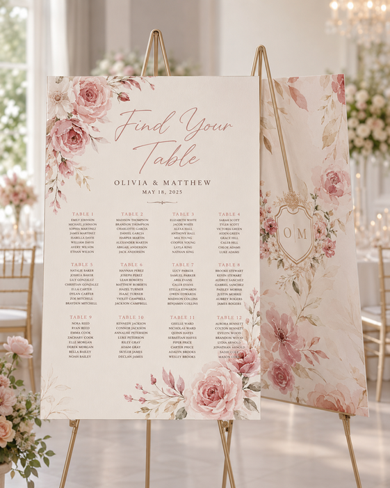 Wedding Seating Charts 3