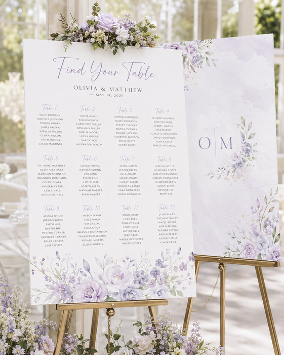 Wedding Seating Charts 7