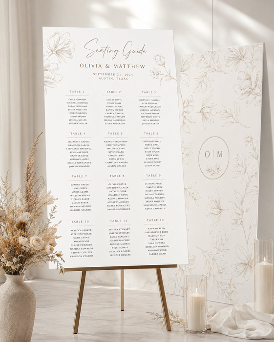 Wedding Seating Charts 9