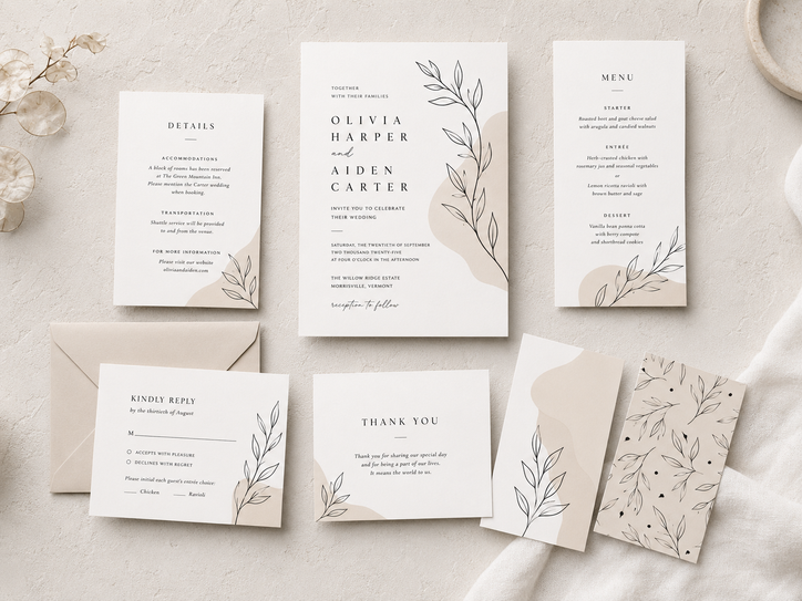 Wedding Stationery Sets 9