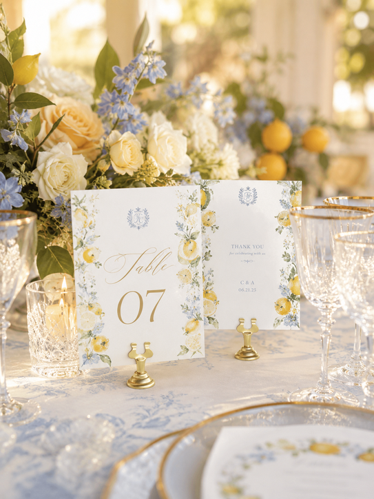 Wedding Table Number Cards 8