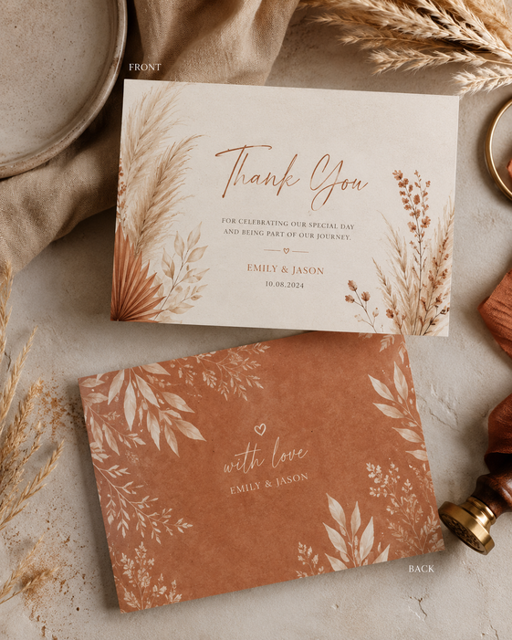 Wedding Thank You Cards 3