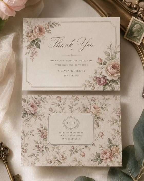 Wedding Thank You Cards 8