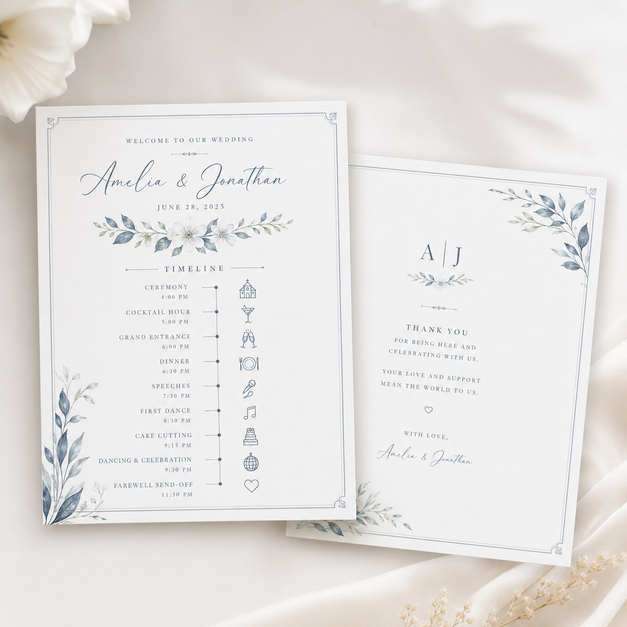 Wedding Timeline Cards 5