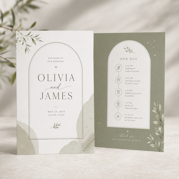 Wedding Timeline Cards 9