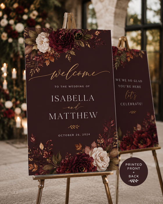 Wedding Welcome Signs 1