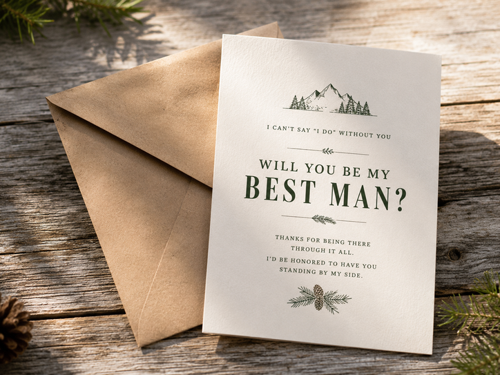 Best Man Card 2