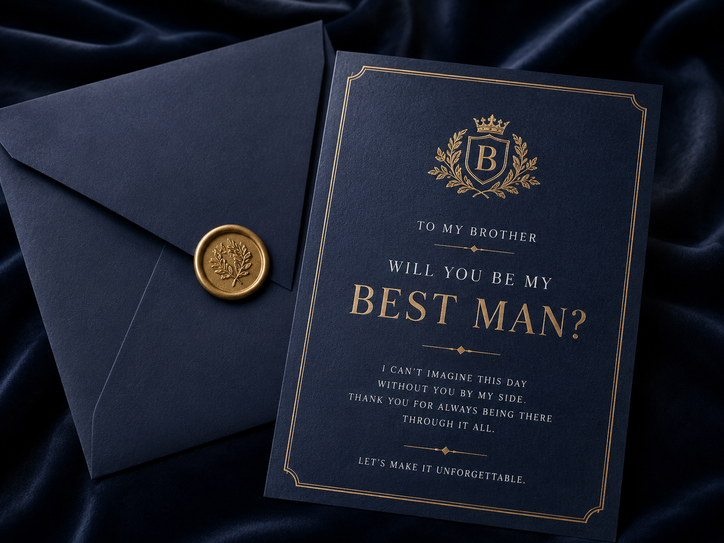 Best Man Card 6