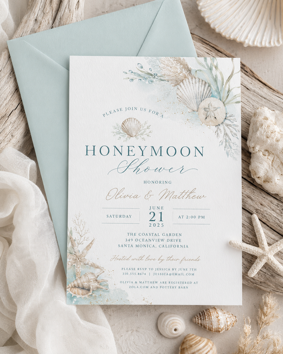 Honeymoon Shower Invitations 3