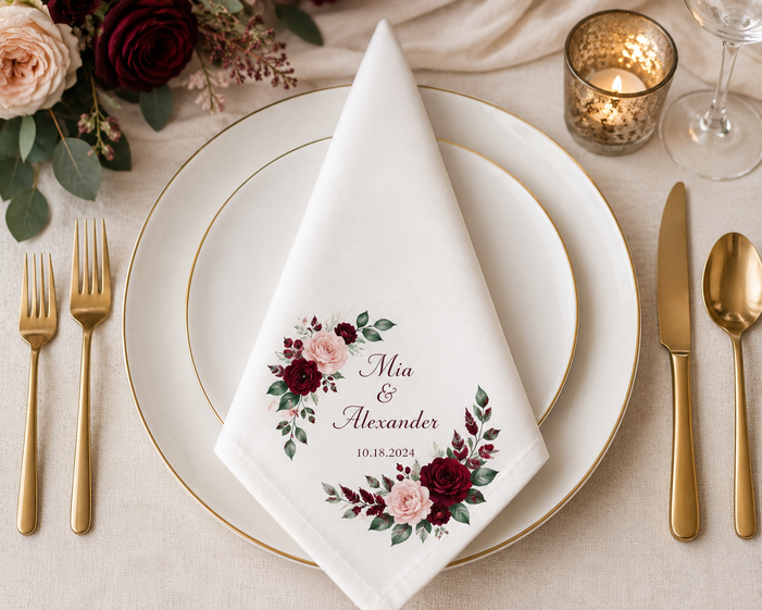 Wedding napkins 9