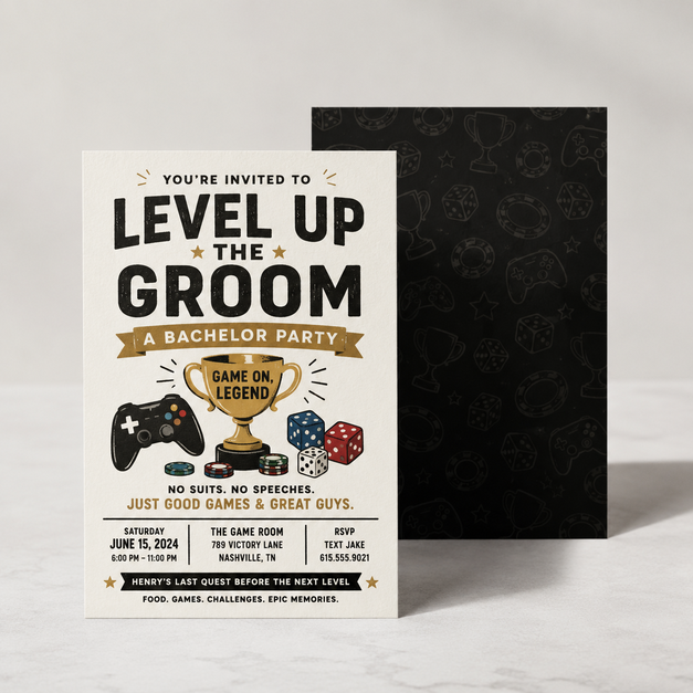 bachelor party invitation 3