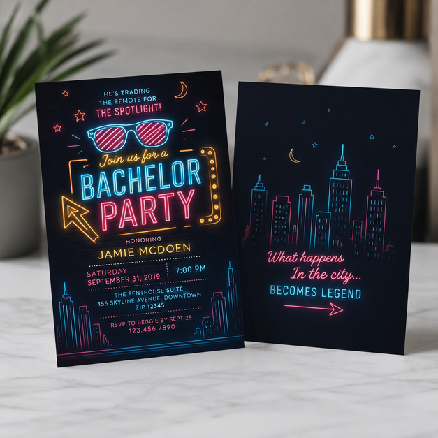 bachelor party invitation 8