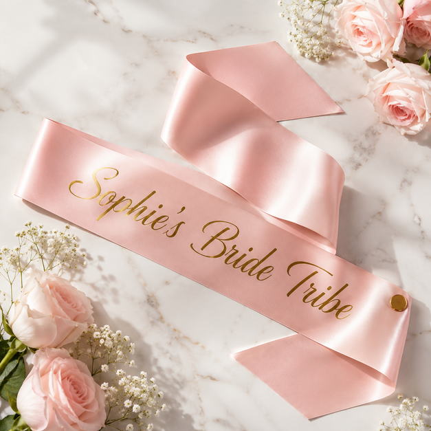 personalised hen do sashes 1