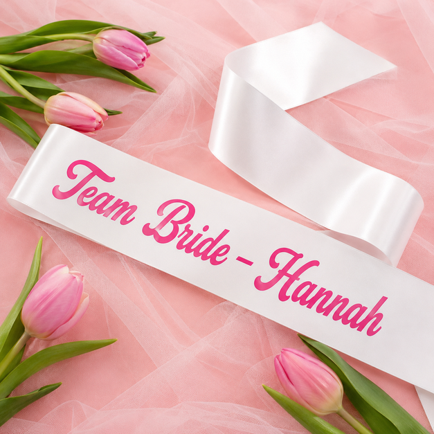 personalised hen do sashes 6