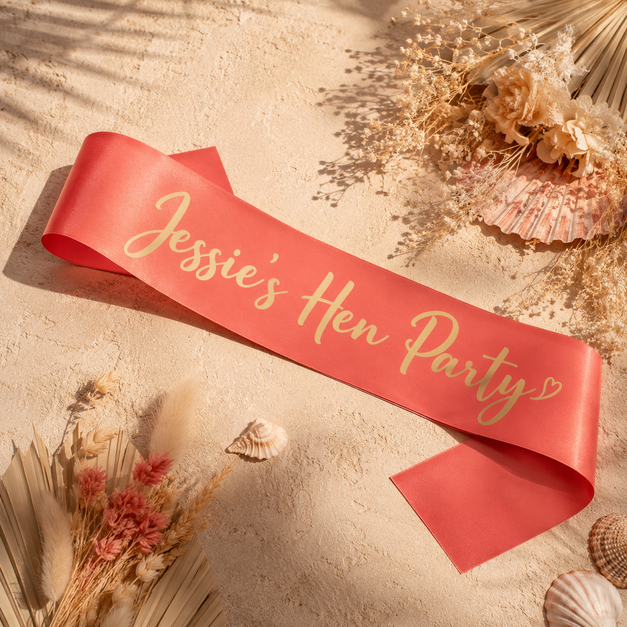 personalised hen do sashes 7