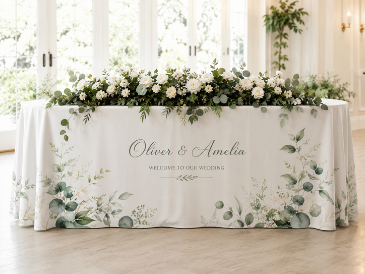 wedding Table Cloths 1