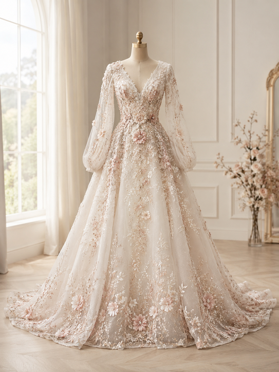 Embroidered Wedding Apparel 1