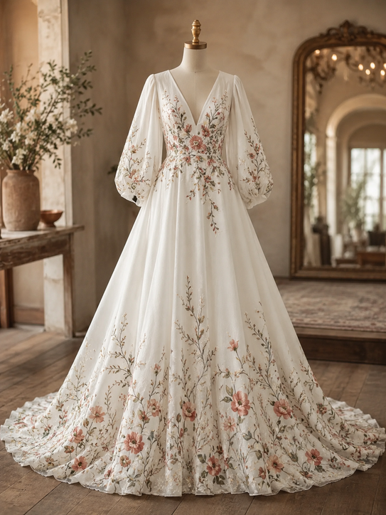 Embroidered Wedding Apparel 2