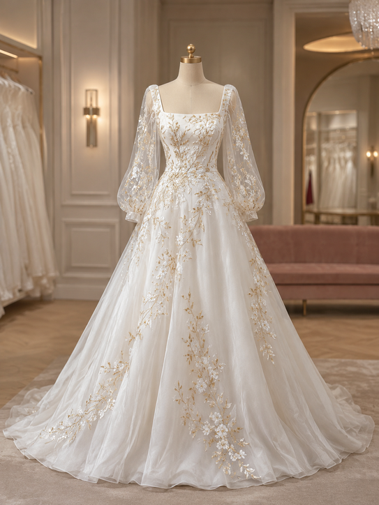 Embroidered Wedding Apparel 4