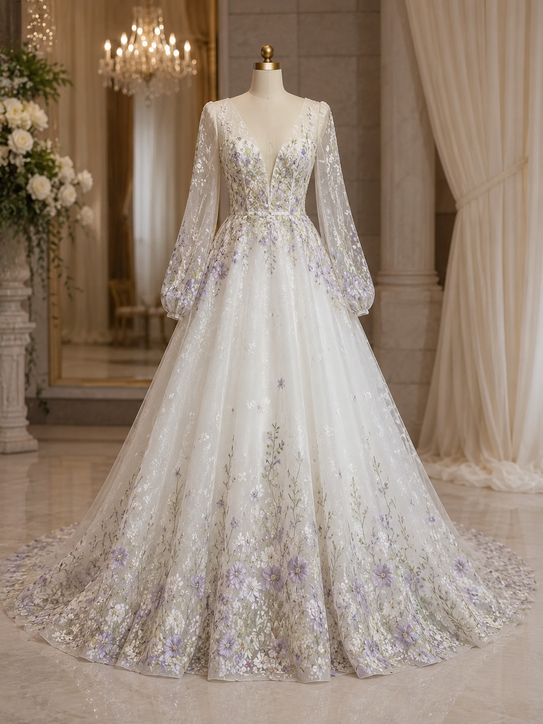 Embroidered Wedding Apparel 5