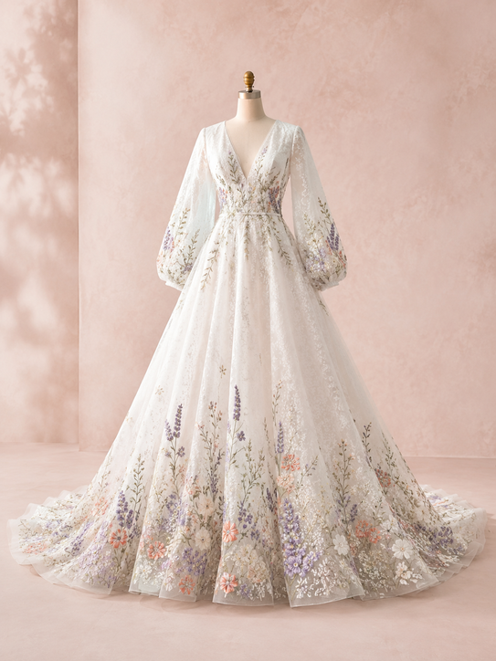 Embroidered Wedding Apparel 6