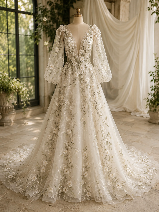 Embroidered Wedding Apparel 7