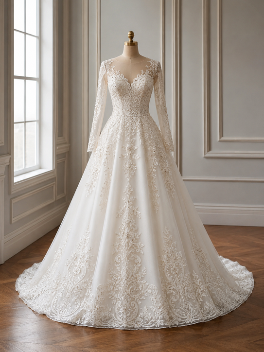 Embroidered Wedding Apparel 8