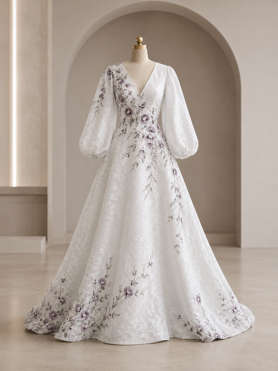 Embroidered Wedding Apparel 9