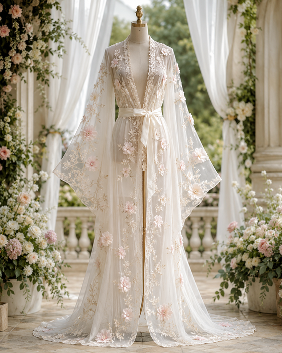 Wedding Dressing Gowns 7